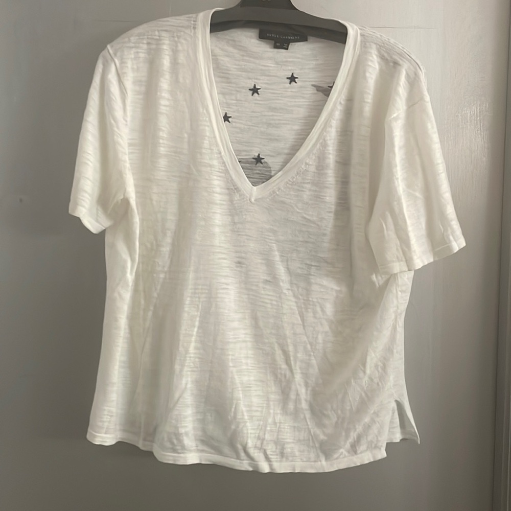 Skull Cashmere v neck top.